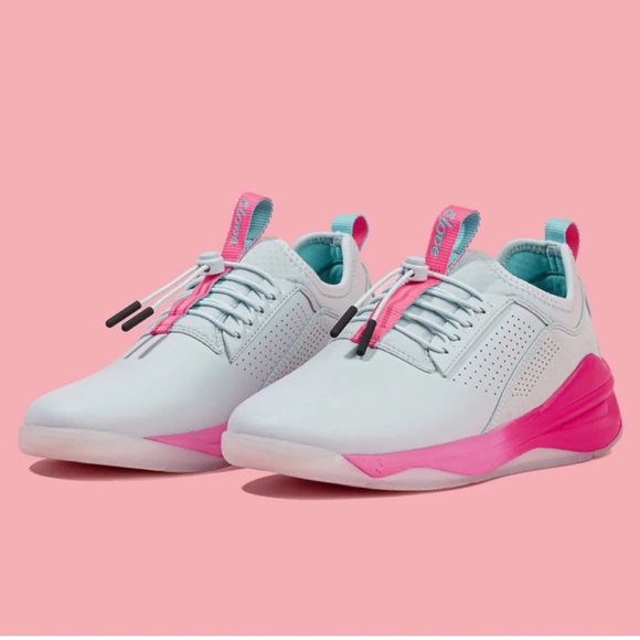 CLOVE Limited Edition Electron Rose Blue Pink Nurse Sneakers Shoes NEW Size 7.5 - Picture 11 of 14